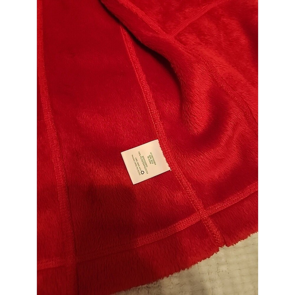 Basic Editions Red Zip Jacket Size Large - Picture 3 of 6